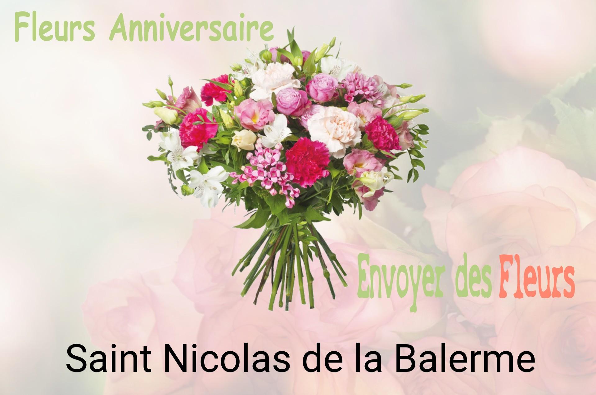 Bouquet de fleurs d’anniversaire livré à Saint-Nicolas-de-la-Balerme